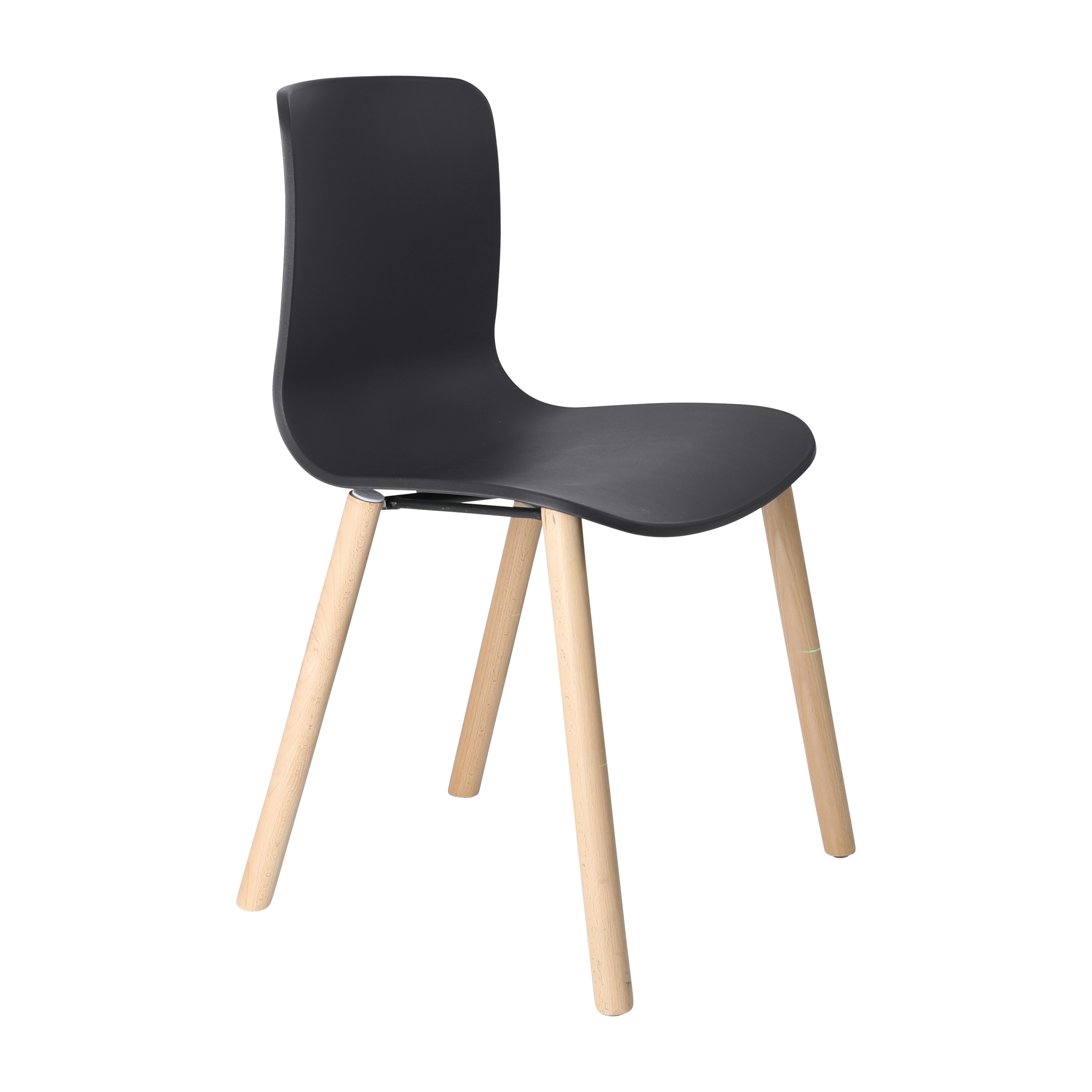 Acti Chair (Charcoal / 4-leg Timber Frame)